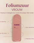 Herbolist Foliumzuur vrouw