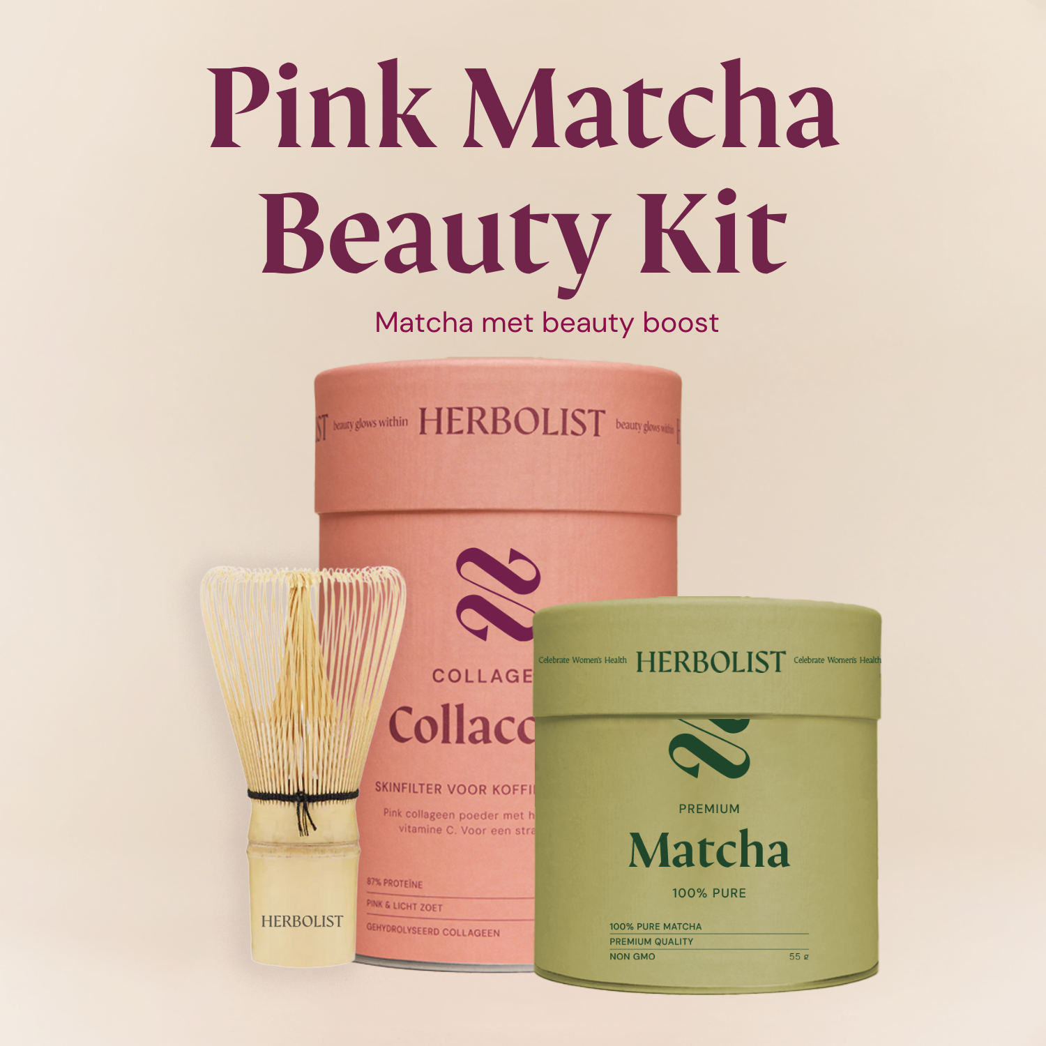 Pink Matcha Beauty Kit