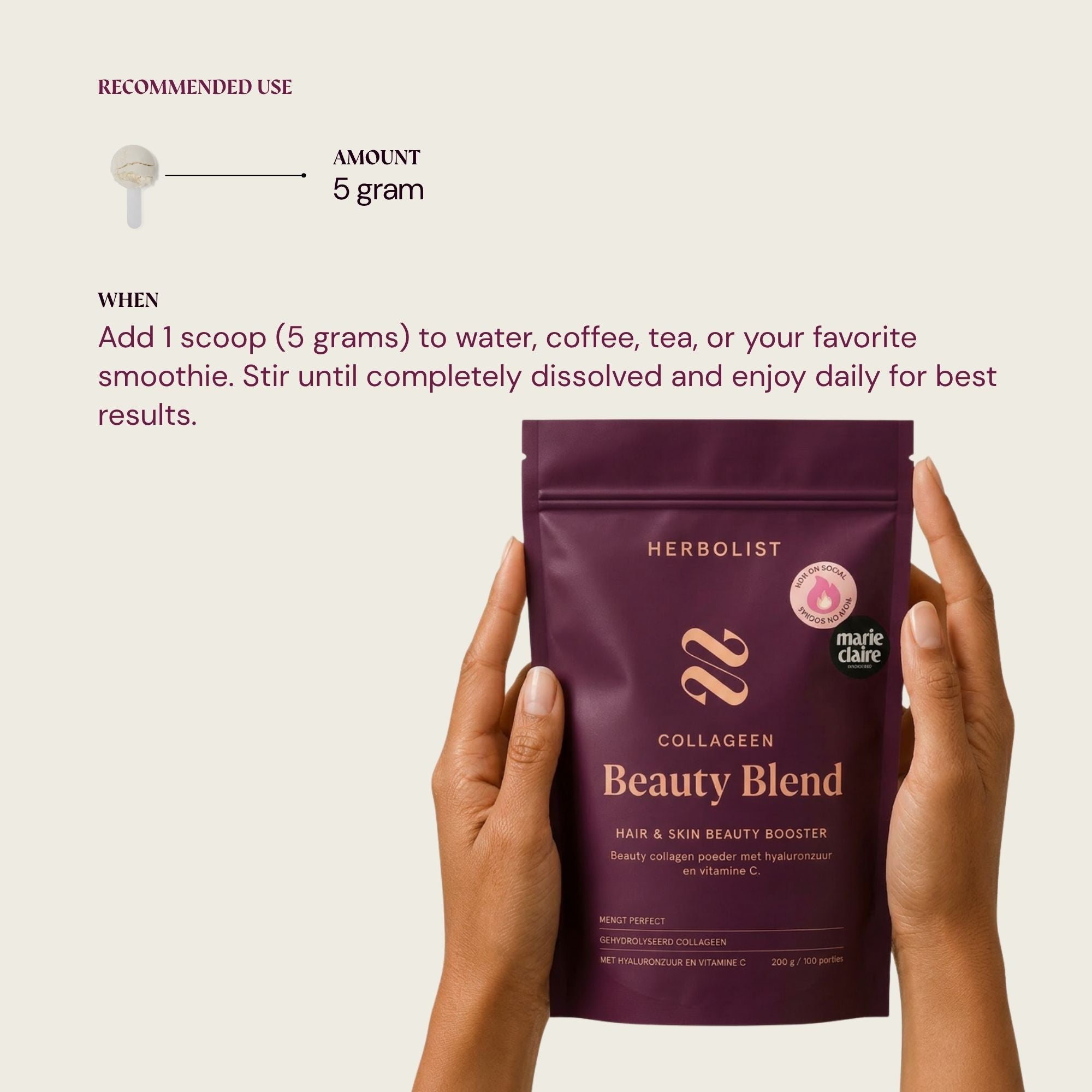 Herbolist Collagen Beauty Blend Refill