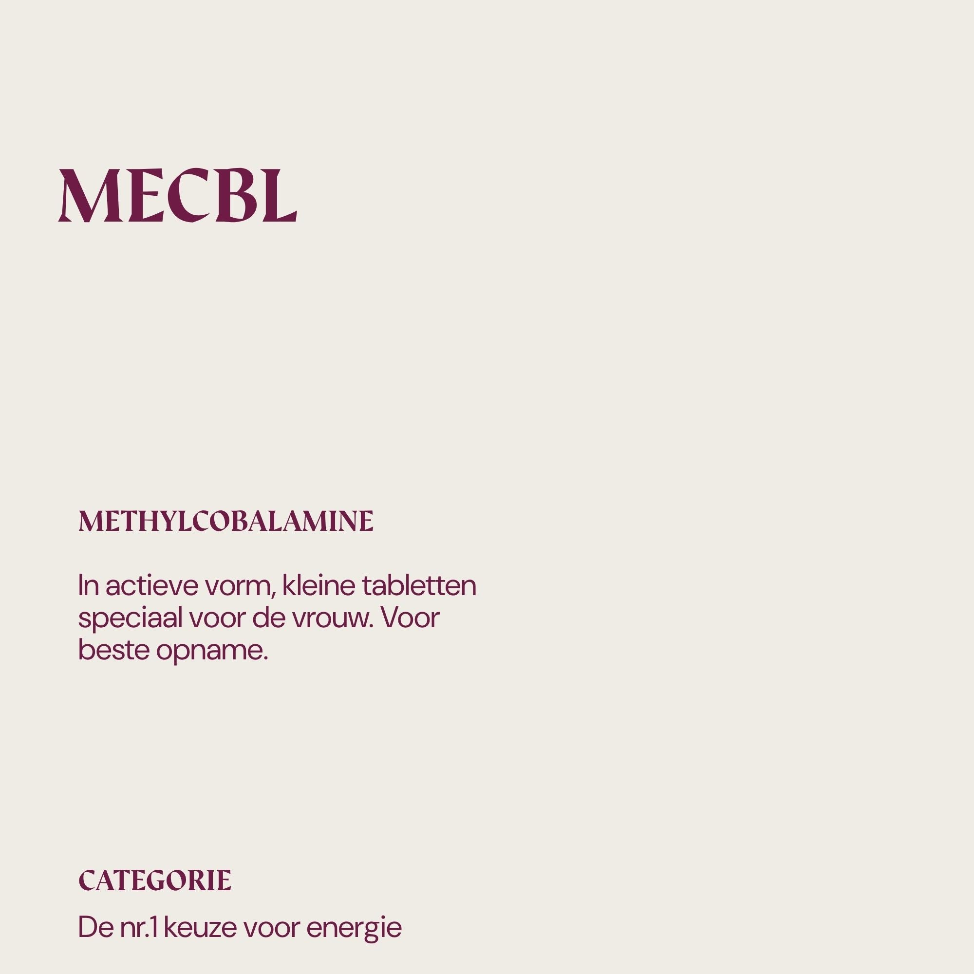 Herbolist Vitamin B12 Women