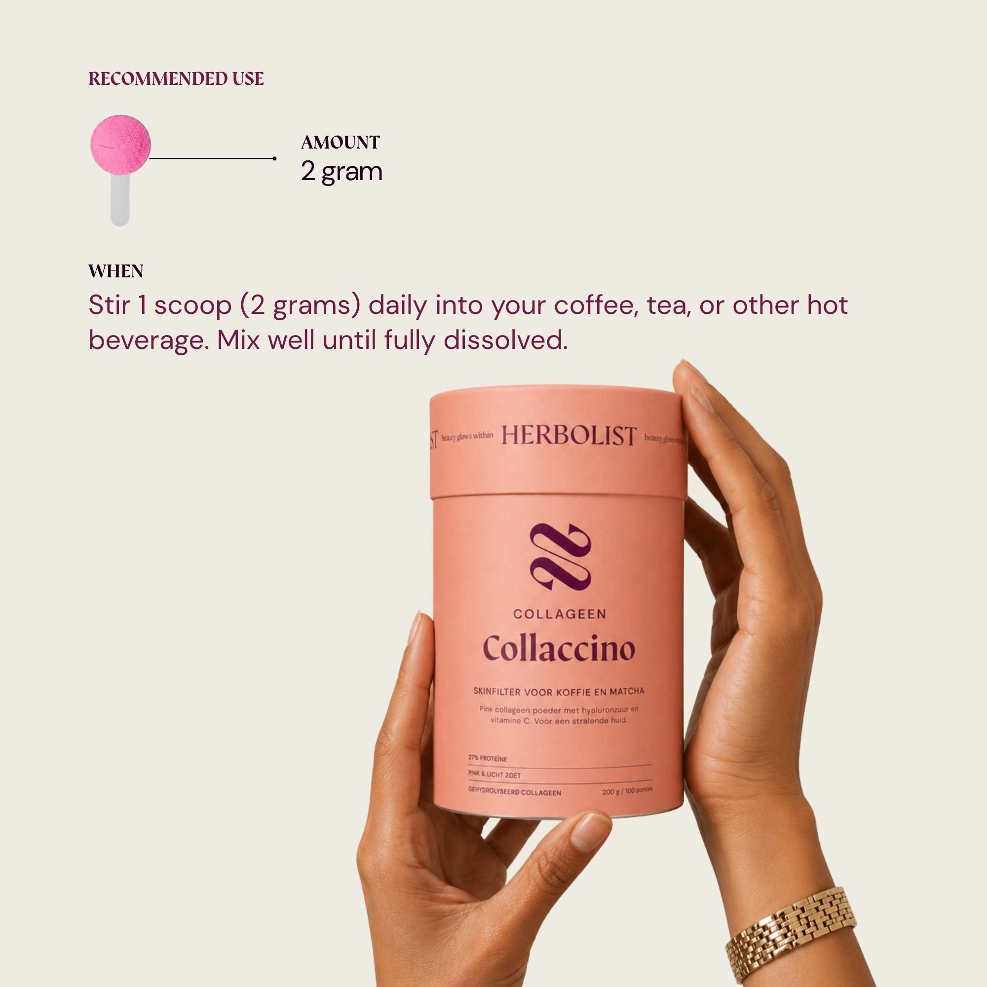 Herbolist Collaccino (Pink Matcha)