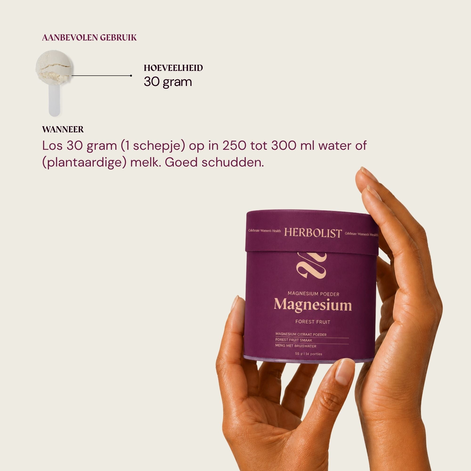Magnesium powder - Forest fruit 